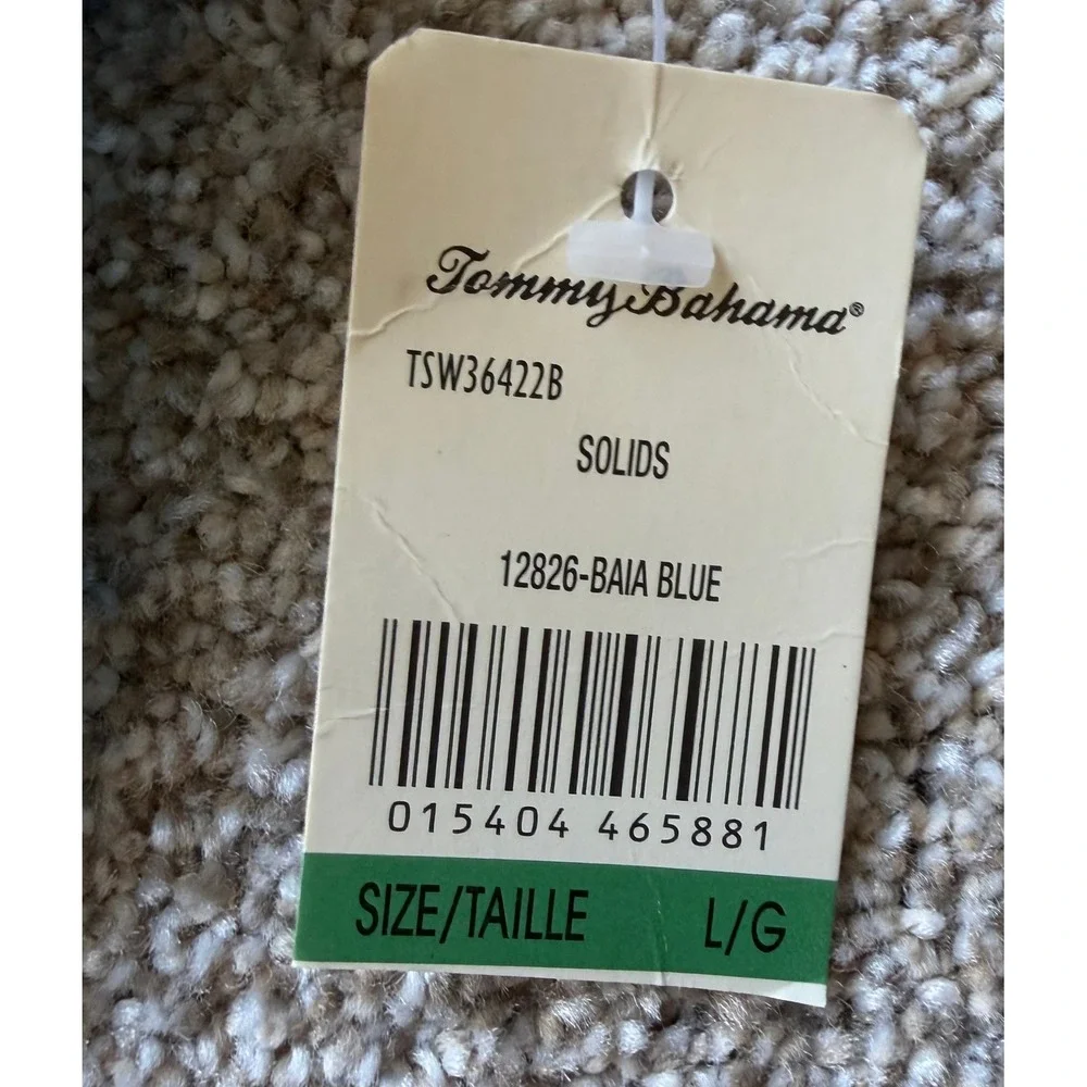 Tommy Bahama Baia Blue Bikini Set 34DD Top Large Bottoms TSW36411T TSW36422B